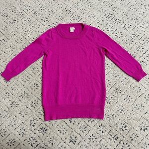 Jcrew magenta sweater